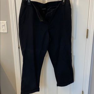 Lang Bryant cuffed Black Capri